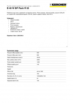 Produktový list
