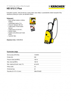 Produktový list