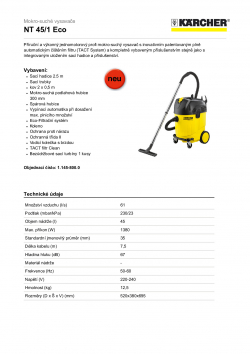 Produktový list