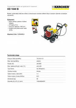 Produktový list