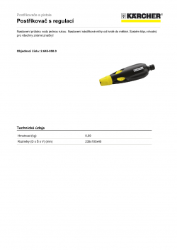 Produktový list