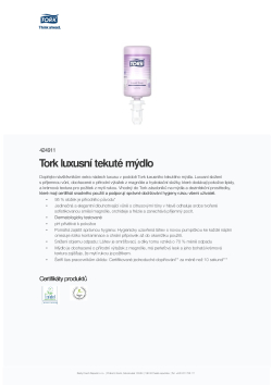 Produktový list
