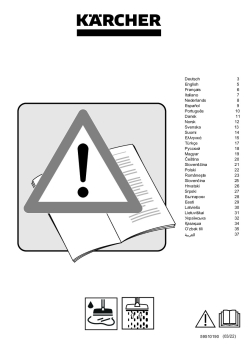 Návod k obsluze vč. bezpečnostních informací