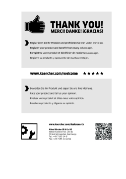 Návod k obsluze vč. bezpečnostních informací