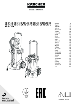 Návod k obsluze vč. bezpečnostních informací