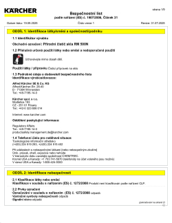 Bezpečnostní datový list