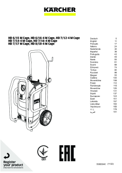 Návod k obsluze vč. bezpečnostních informací