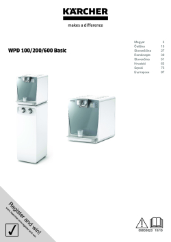 Návod k obsluze vč. bezpečnostních informací