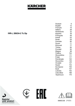 Návod k obsluze vč. bezpečnostních informací