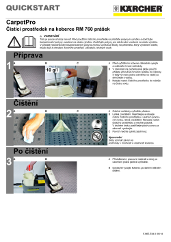 Návod k obsluze vč. bezpečnostních informací