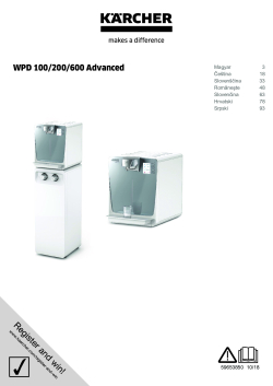 Návod k obsluze vč. bezpečnostních informací