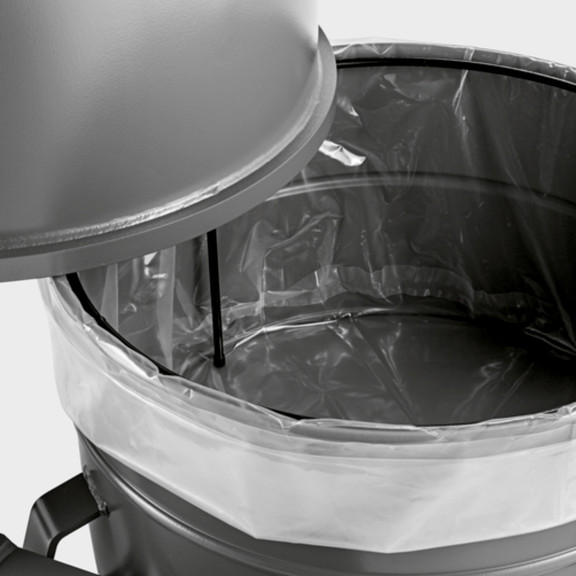 Téměř bezprašný systém vyprazdňování pro zdraví škodlivé látky