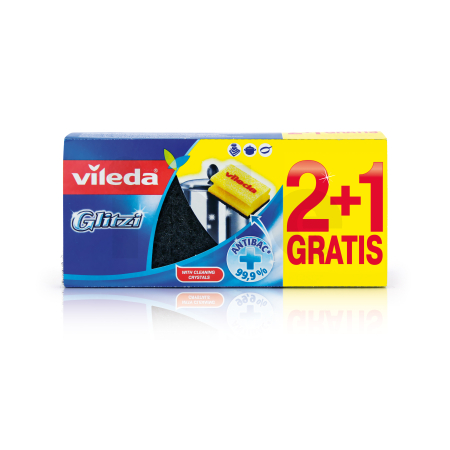 Vileda Glitzi houbička 2+1ks