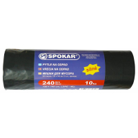 Spokar - Pytle na odpad 240L - 10 ks, LDPE, silné, 8300245200