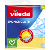 Vileda houbový hadřík 18 x 18,4 cm - 5 ks