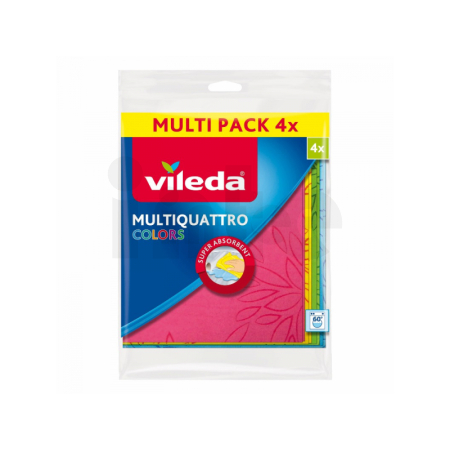Vileda Multiquattro Colors hadřík 4ks 168060 (164519)