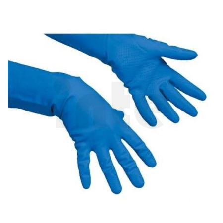 VILEDA - Latexová rukavice multipurpose modré, M - 1 ks