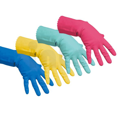 VILEDA - Latexová rukavice multipurpose modré, M - 1 ks