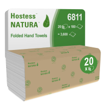 KIMBERLY-CLARK PROFESSIONAL Hostess Natura Skladáné ručníky 20 balení x 180 ks, 6811