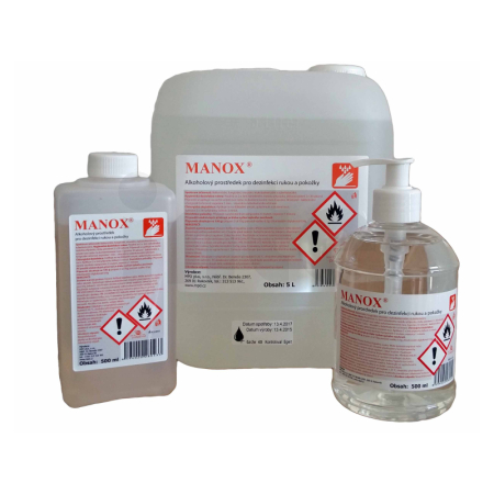 MPD Manox alkoholová dezinfekce rukou 5 l - PE kanystr, MPD-149
