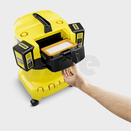 AKU Vysavač na mokré a suché nečistoty KÄRCHER WD 4-18 Dual Battery Set 1.628-601.0