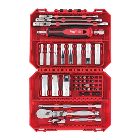 MILWAUKEE Sada ráčny 1/4", klíčů a dlouhých nástrčných klíčů Premium (42 ks) 4932498382
