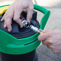 UNGER - HiFlo mytí oken demineralizovanou vodou HydroPower Ultra – Sada S Alu 6 m, DIUK1