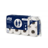 TORK toaletní papír konvenční role Advanced – 2vrstvý - 8 x 8 rolí x 250 útržků