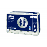 TORK toaletní papír konvenční role Advanced – 2vrstvý - 1 x 30 rolí x 400 útržků