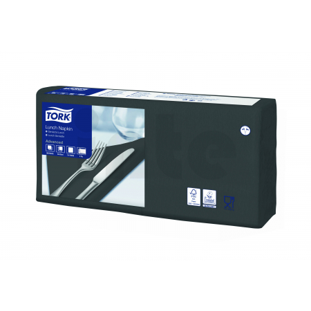 TORK černý ubrousek – oběd 2 000 ks 477148