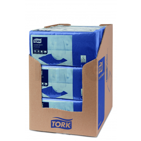 TORK tmavě modrý ubrousek–koktejlový 2 400 ks 477825