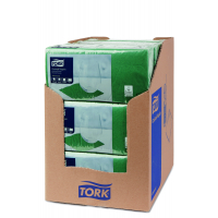 TORK tmavě zelený ubrousek – koktejlový 2 400 ks 477827