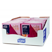 TORK Linstyle® burgundy ubrousek – večeře 600 ks 478855