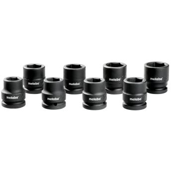 METABO Sada nástrčných klíčů 8dílná pro rázové utahováky 3/4" 628834000