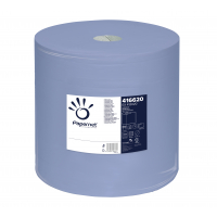 PAPERNET - Modrá průmyslová utěrka SPECIAL 37,3, 3 vrstvá, 1000 útržků - 416620