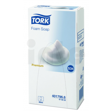TORK - pěnové mýdlo, růžové, 800 ml, 6 ks/karton - 470022